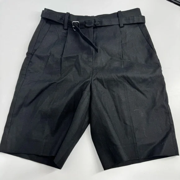 NWT J.Crew Pleated 9" trouser short in stretch linen blend - Picture 4 of 15